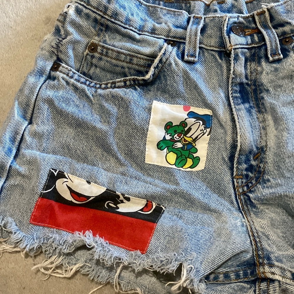 Levi’s Disney cutoff shorts